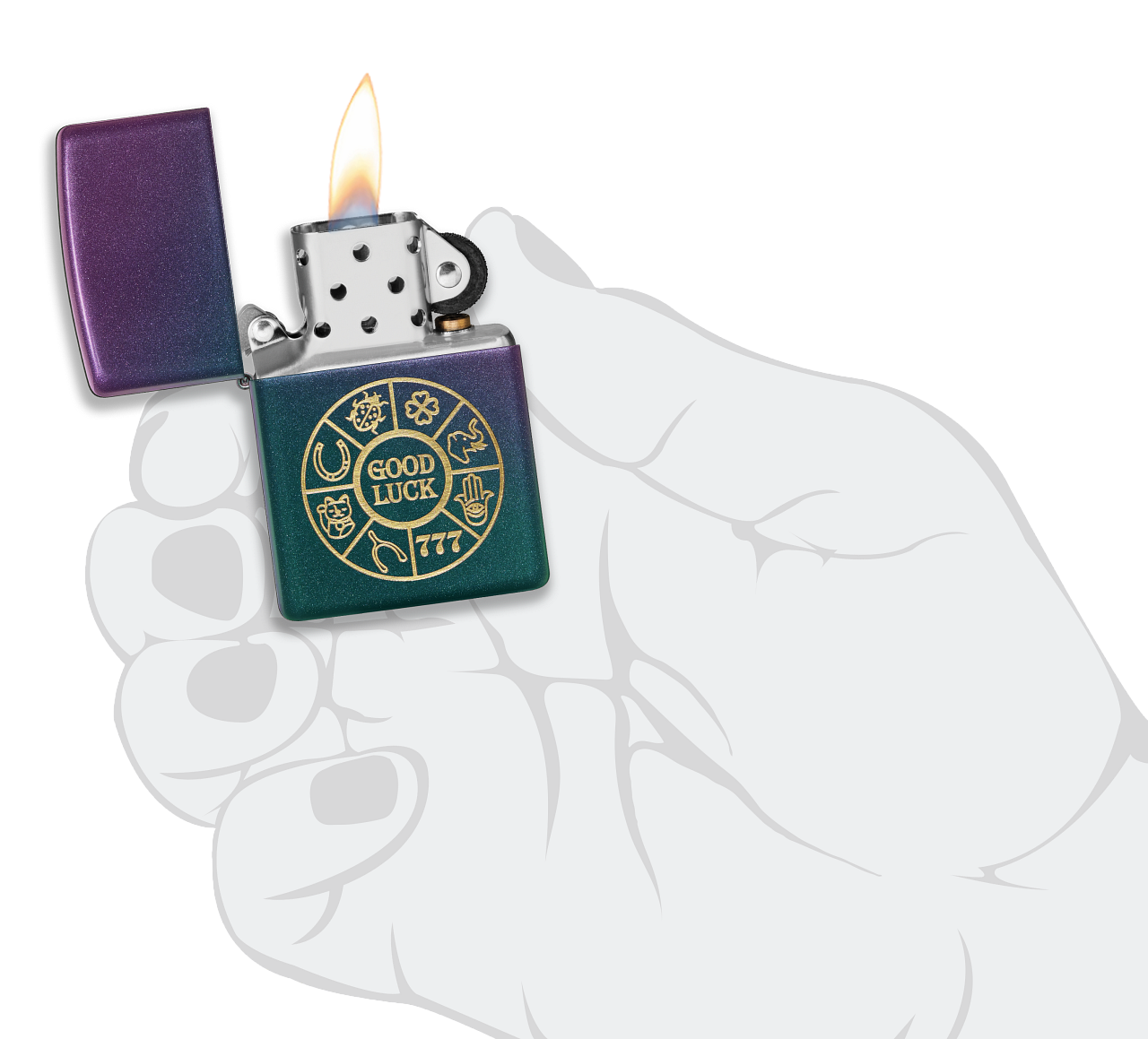 Zippo Lucky Symbols Design Zippo